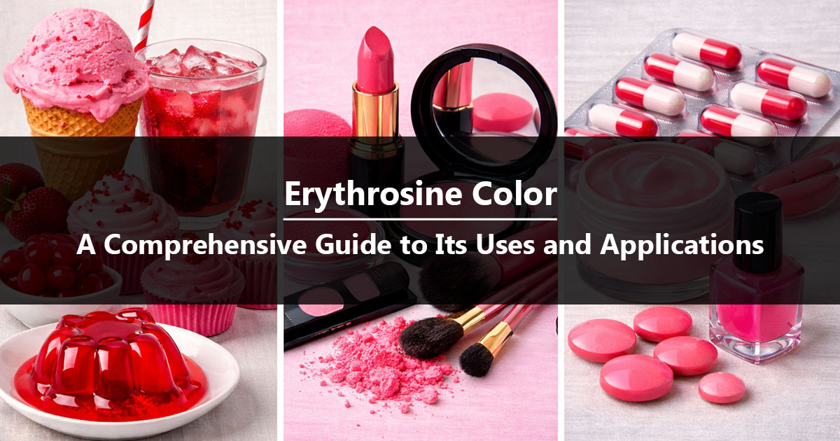Erythrosine Color: A Comprehensive Guide to Its Uses and Applications