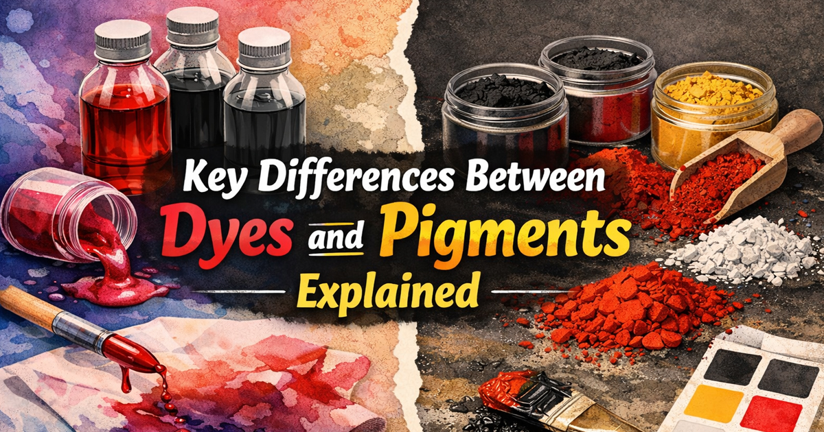 Key Differences Between Dyes and Pigments Explained