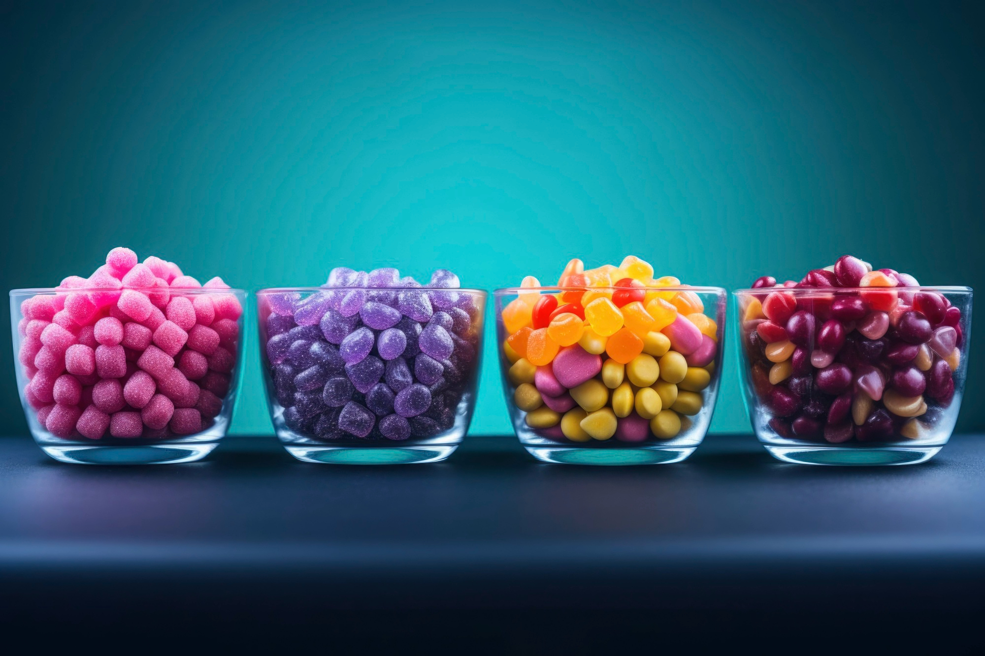 high purity pharmaceutical color powders close up