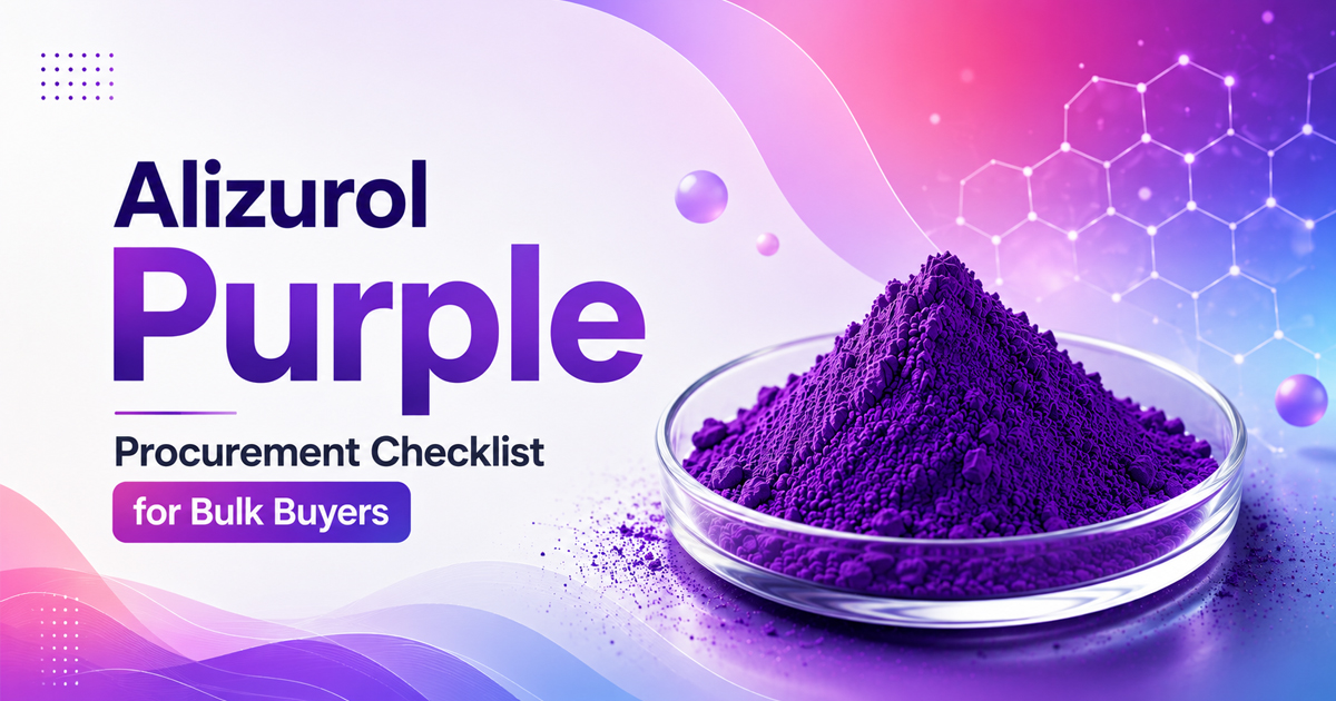 Alizurol Purple Procurement Checklist for Bulk Buyers
